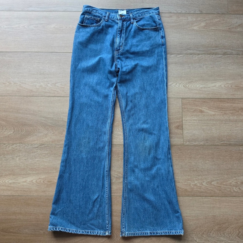 G. Label Goop Flare Jeans Blue High Rise 100% Cotton, Size 29